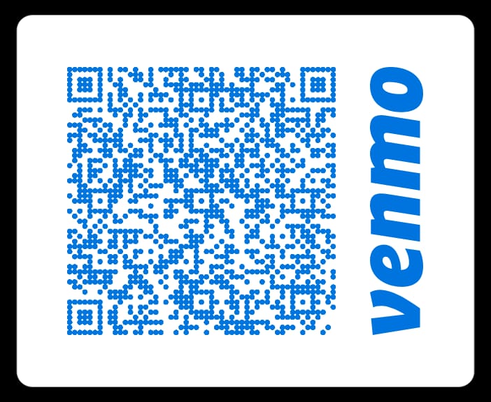 Venmo Barcode for donations to the Spiritist Society of San Diego